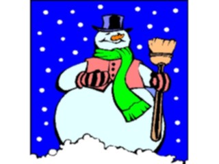 Sticker Custom Preview Image #072426 Holidays Christmas Winter Holiday Fun Snowman04