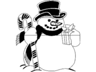 Sticker Custom Preview Image #072427 Holidays Christmas Winter Holiday Fun Snowman05