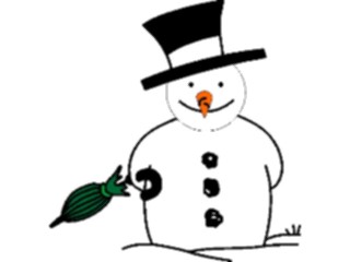 Sticker Custom Preview Image #072431 Holidays Christmas Winter Holiday Fun Snowman09