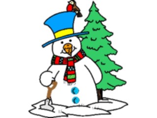 Sticker Custom Preview Image #072433 Holidays Christmas Winter Holiday Fun Snowman11