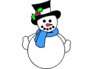 Sticker Custom Preview Image #072435 Holidays Christmas Winter Holiday Fun Snowman13