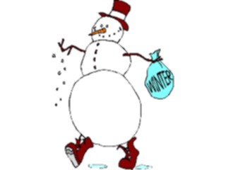 Sticker Custom Preview Image #072438 Holidays Christmas Winter Holiday Fun Snowman16