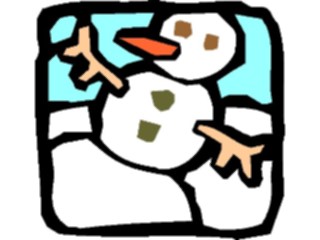 Sticker Custom Preview Image #072447 Holidays Christmas Winter Holiday Fun Snowman25