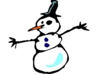 Sticker Custom Preview Image #072448 Holidays Christmas Winter Holiday Fun Snowman26