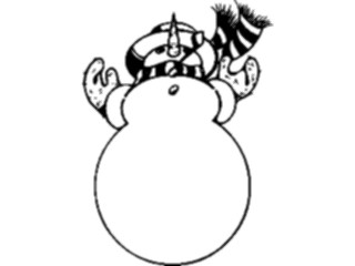 Sticker Custom Preview Image #072450 Holidays Christmas Winter Holiday Fun Snowman28