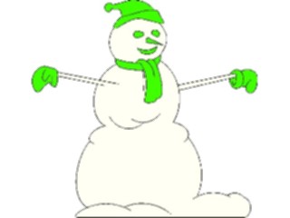 Sticker Custom Preview Image #072458 Holidays Christmas Winter Holiday Fun Snowman36