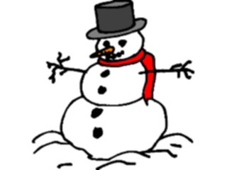 Sticker Custom Preview Image #072460 Holidays Christmas Winter Holiday Fun Snowman38