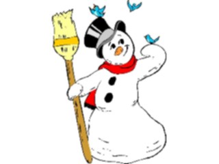 Sticker Custom Preview Image #072465 Holidays Christmas Winter Holiday Fun Snowman43