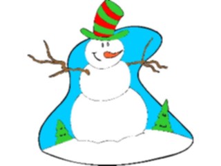 Sticker Custom Preview Image #072466 Holidays Christmas Winter Holiday Fun Snowman44