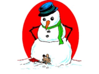 Sticker Custom Preview Image #072467 Holidays Christmas Winter Holiday Fun Snowman45