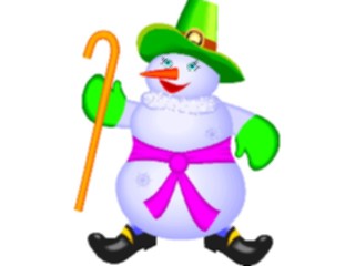 Sticker Custom Preview Image #072468 Holidays Christmas Winter Holiday Fun Snowman46