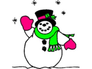 Sticker Custom Preview Image #072481 Holidays Christmas Winter Holiday Fun Snowman59