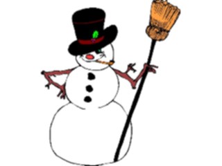 Sticker Custom Preview Image #072484 Holidays Christmas Winter Holiday Fun Snowman62