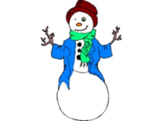 Sticker Custom Preview Image #072485 Holidays Christmas Winter Holiday Fun Snowman63