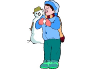 Sticker Custom Preview Image #072497 Holidays Christmas Winter Holiday Fun Snowman Building4