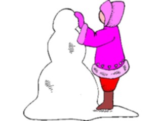 Sticker Custom Preview Image #072498 Holidays Christmas Winter Holiday Fun Snowman Building5