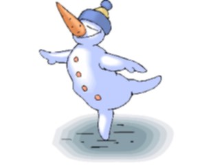 Sticker Custom Preview Image #072511 Holidays Christmas Winter Holiday Fun Snowman Dancing4