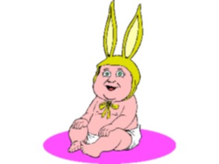 Sticker Custom Preview Image #072575 Holidays Easter Baby Easter Bunny