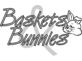 Sticker Custom Preview Image #072576 Holidays Easter Baskets Bunnies