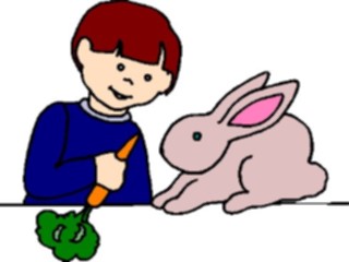 Sticker Custom Preview Image #072580 Holidays Easter Boy Bunny