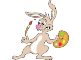 Sticker Custom Preview Image #072611 Holidays Easter Bunny Artist3