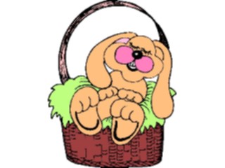 Sticker Custom Preview Image #072647 Holidays Easter Bunnyin Basket2