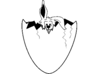 Sticker Custom Preview Image #072649 Holidays Easter Bunnyin Egg2