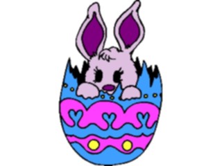 Sticker Custom Preview Image #072650 Holidays Easter Bunnyin Egg3