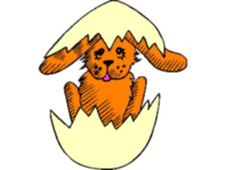 Sticker Custom Preview Image #072651 Holidays Easter Bunnyin Egg4