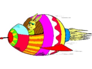 Sticker Custom Preview Image #072653 Holidays Easter Bunnyin Egg Ship