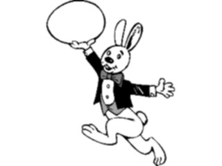 Sticker Custom Preview Image #072654 Holidays Easter Bunnyin Tuxedo