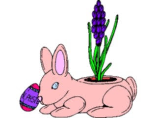 Sticker Custom Preview Image #072672 Holidays Easter Bunny Planter