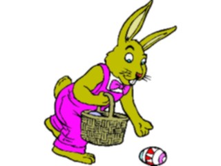 Sticker Custom Preview Image #072711 Holidays Easter Bunnywith Egg10