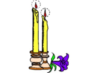 Sticker Custom Preview Image #072721 Holidays Easter Candles