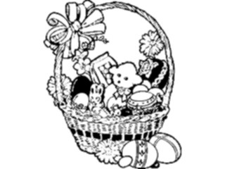 Sticker Custom Preview Image #072761 Holidays Easter Easter Basket01