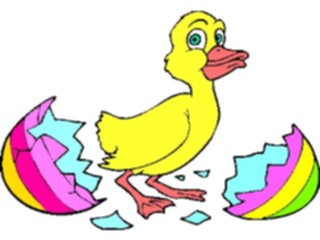 Sticker Custom Preview Image #072794 Holidays Easter Easter Duck Hatching