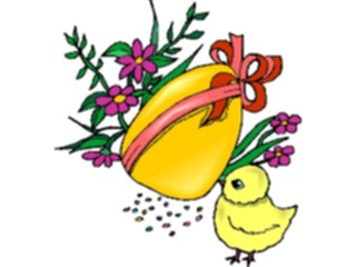 Sticker Custom Preview Image #072822 Holidays Easter Easter Egg Chick