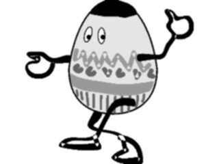 Sticker Custom Preview Image #072874 Holidays Easter Egg Dancing1