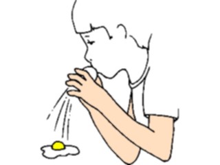 Sticker Custom Preview Image #072896 Holidays Easter Emptying Egg