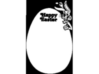 Sticker Custom Preview Image #072913 Holidays Easter Happy Easter Frame