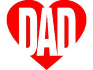 Sticker Custom Preview Image #072936 Holidays Fathers Day Dad Heart