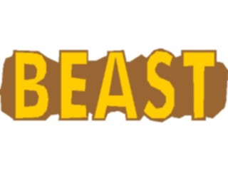 Sticker Custom Preview Image #073009 Holidays Halloween Beast Title