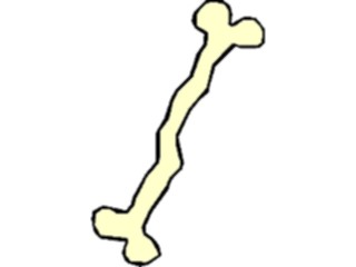 Sticker Custom Preview Image #073022 Holidays Halloween Bone Crooked