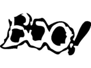 Sticker Custom Preview Image #073027 Holidays Halloween Boo1