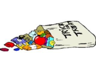 Sticker Custom Preview Image #073038 Holidays Halloween Candy Bag1