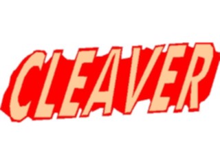 Sticker Custom Preview Image #073093 Holidays Halloween Cleaver Title