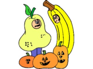 Sticker Custom Preview Image #073141 Holidays Halloween Costume Fruit
