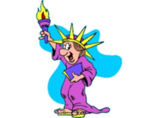 Sticker Custom Preview Image #073157 Holidays Halloween Costume Lady Liberty2