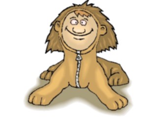 Sticker Custom Preview Image #073158 Holidays Halloween Costume Lion