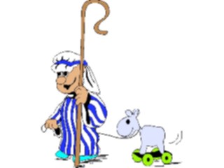 Sticker Custom Preview Image #073184 Holidays Halloween Costume Shepherd